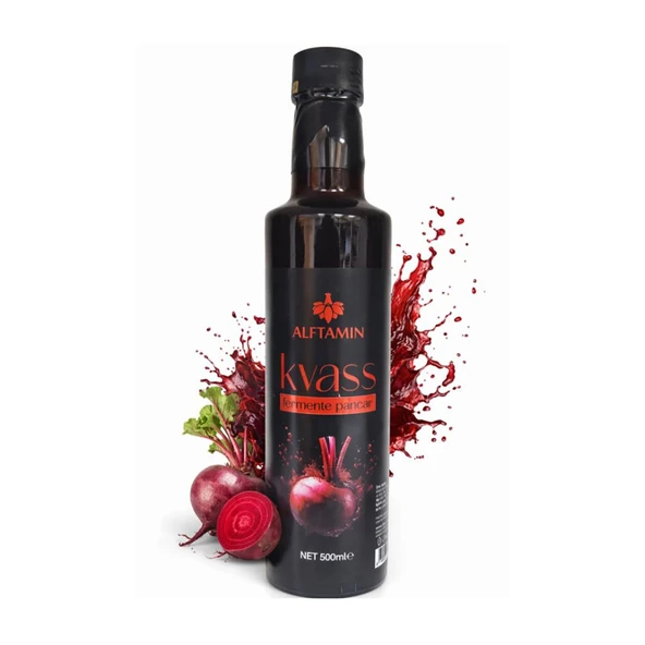 Alftamin Kvass Fermante Kırmızı Pancar Suyu 500 ml ürün görseli 1