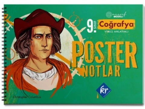 9. Sınıf Coğrafya Maarif Modeli Poster Notları KR Akademi ürün görseli 1