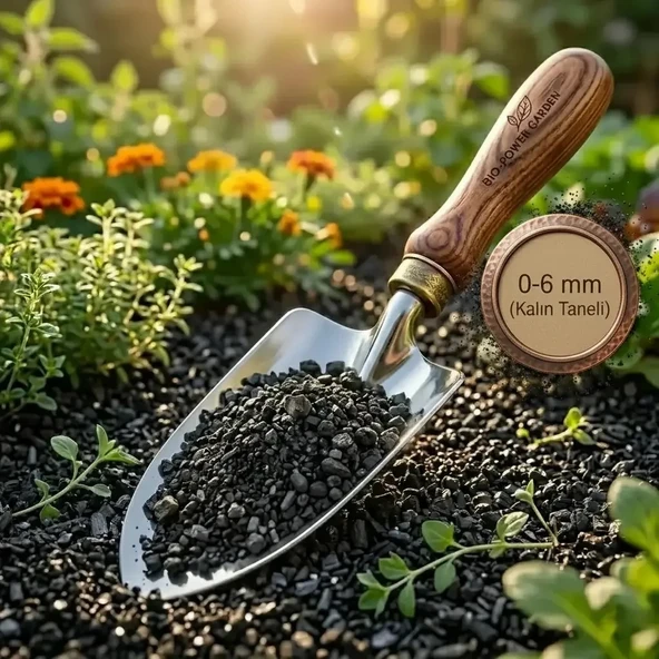 Biochar Meşe Odunu Bazlı Karbon Toprak Düzenleyici (0-6 mm) ürün görseli 1
