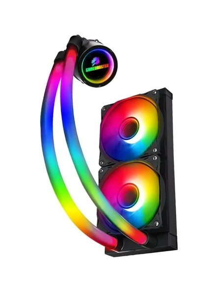 GameBooster INFINITY 240 ARGB Black Edition 240 mm İşlemci Sıvı Soğutucu ürün görseli 1
