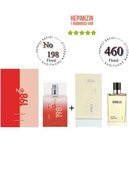 No: 198 + 460 Kadın Parfüm Edp 50 ml Floral - Mnms198460 ürün görseli 1