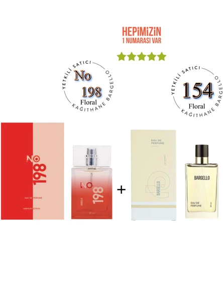 No: 198 + 154 Kadın Parfüm Edp 50 ml Floral - Mnms154198 ürün görseli 1