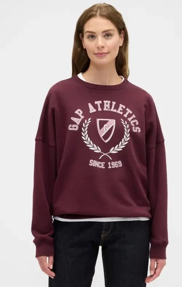 Gap 800457 Oversized Gap Grafik Sweatshirt Kadın Sweatshirt ürün görseli 1