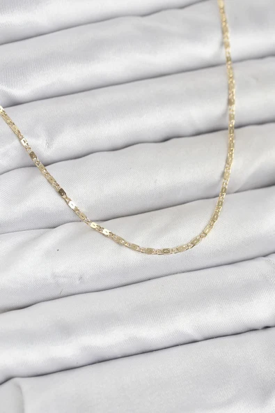 CM 14K Gold Renk Ezme Zincir Model 60 cm Kadın Kolye ürün görseli 1
