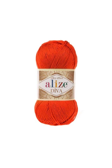 Elif hobby Alize Diva merserize yazlık örgü ipi - Resim 2