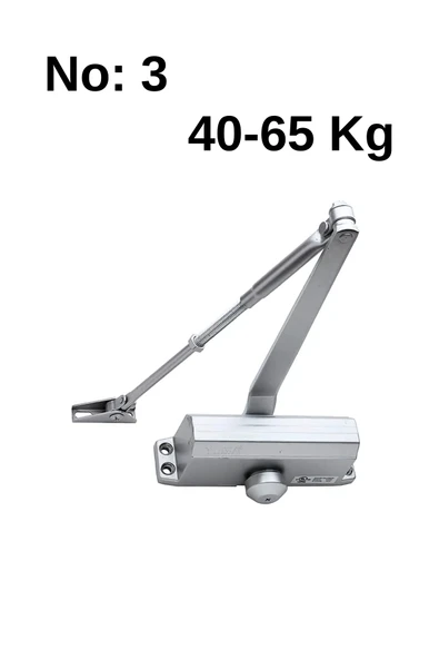Yuma Kapı Hidroliği No 3 (40-65KG) Kapı Hırdavatı Hidrolik Kapı Kapatıcı Aksesuarı Kapatma Yayı Itme Yayı ürün görseli 1