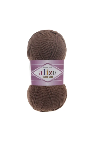CLK Cotton Gold Alize 5 Li Yumak Cotton Gold 493 Kahve ( 5 Adet Yumak ) ürün görseli 1