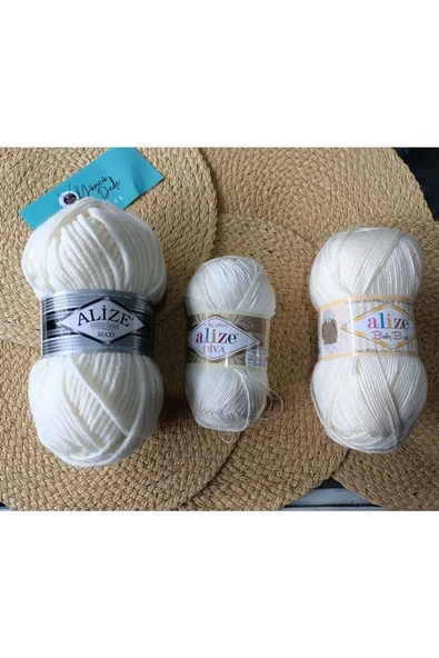 Alize Diva 350 Deniz Mavisi Örgü Ipi - Resim 3