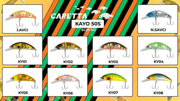Caretta Kayo 50S 5cm 4gr Maket Yem ürün görseli 1