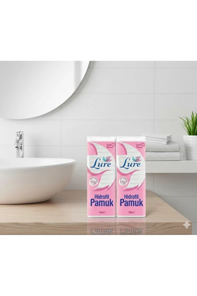 LURE 2 Adet Hidrofil Pamuk 100 G ürün görseli 1