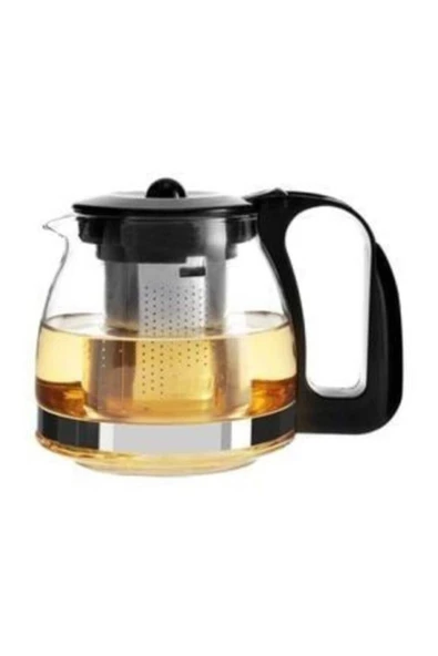 YAKUT Süzgeçli Cam Demlik 900 ml Çay- Bitki Çayı Demliği Fma888825 ürün görseli 1