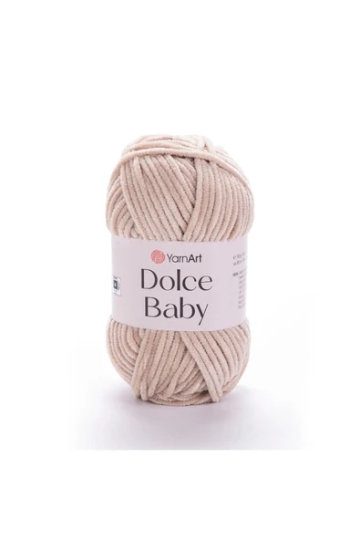 Yarnart Dolce Baby - Kadife, Bebek El Örgü Ipi Taş Rengi-771 ürün görseli 1