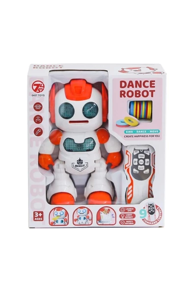 CAN OYUNCAK 606-30 Kumandalı Disk Atan Robot -Can Oyuncak ürün görseli 1