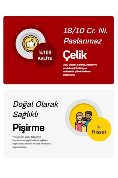 OMS Basık Tencere 28x10cm 28 cm - Resim 6