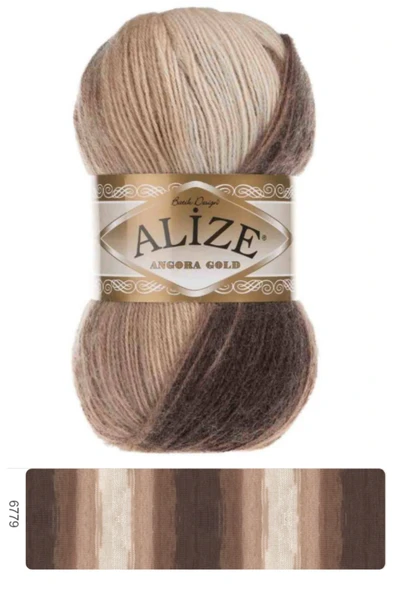 Alize Angora Gold Batik El Örgü Ipi 6779 ürün görseli 1