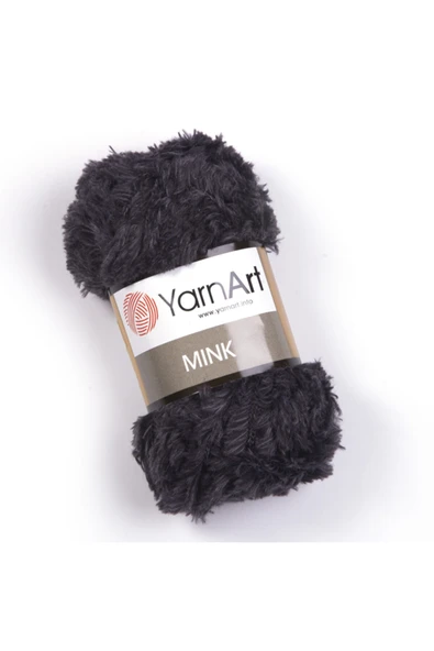 Yarnart Mınk - Tüylü El Örgü Ipi Antrasit-336 ürün görseli 1