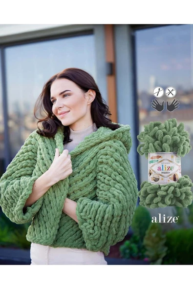 Alize Puffy 3'lü ip 416 - Resim 5
