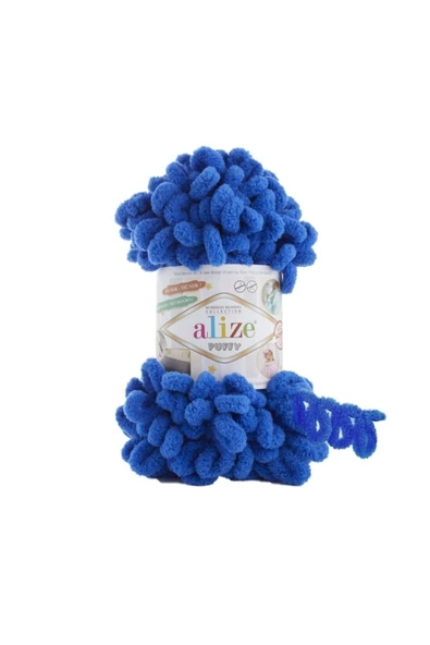 Alize Puffy El Örgü Ipliği Saks Mavi ürün görseli 1