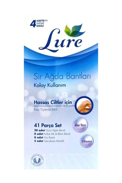 ilure Lure Hassas Ciltler Için Sir Ağda Bantları Komple Set 41'li ürün görseli 1