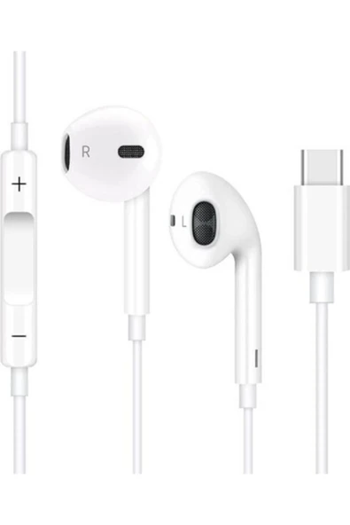 Gökkuşağı IPHONE15 15PRO 15 Promax 15PLUS Uyumlu Yeni Nesil Usb-C Uyumlu Kablolu Kulaklık ürün görseli 1