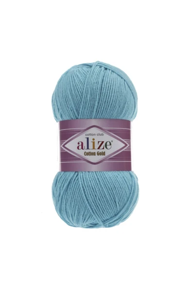 Alize Cotton Gold 287 Turkuaz Pamuklu El Örgü Ipi - 1 Adet ürün görseli 1