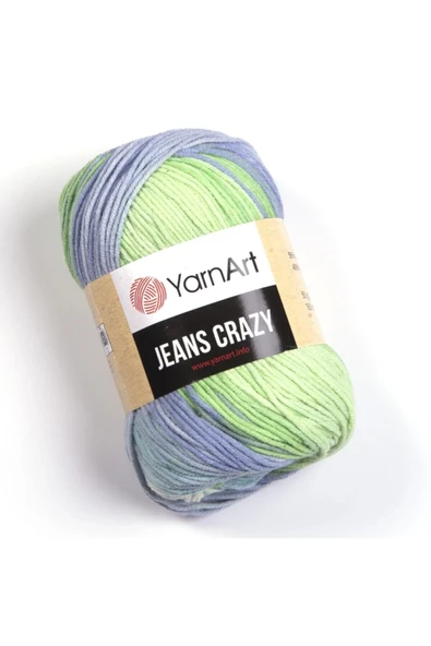 Yarnart Jeans Crazy - Ebruli El Örgü Ipi Ebruli-8208 - Resim 3