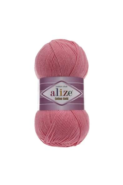 Alize Cotton Gold 33 Şeker Pembe Rengi Pamuklu El Örgü Ipi - 1 Adet ürün görseli 1