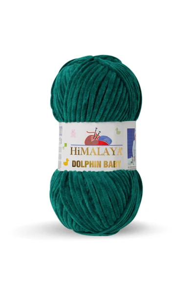 Himalaya Dolphin Baby Yeşil Kadife Bebek Ipi  80331 ürün görseli 1