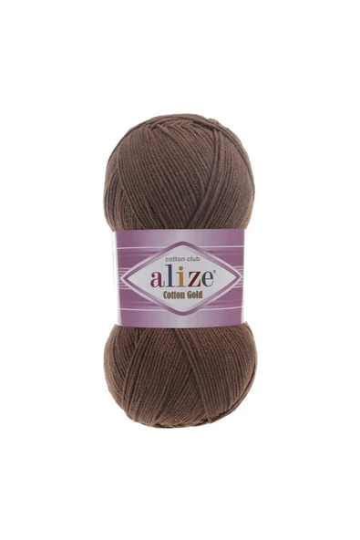 Alize ALİZE COTTON GOLD EL ÖRGÜ İPİ 1 ADET - 493 DUMANLI KUVARS ürün görseli 1