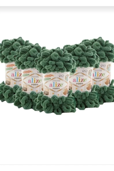 Alize Puffy ALİZE PUFFY 532 ÇAM YEŞİLİ 5 Lİ ürün görseli 1