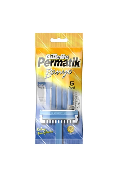 Permatik Gillette Permatik Banyo Kullan At Tıraş Bıçağı 5 Adet ürün görseli 1