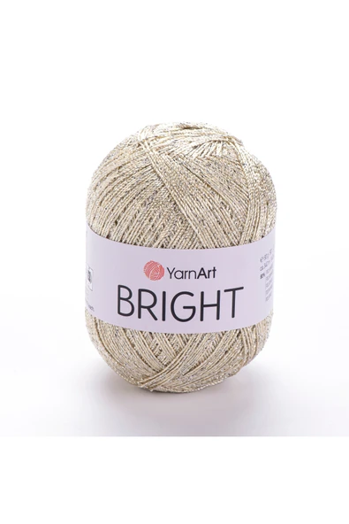 Yarnart Brıght - Simli El Örgü Ipi Altın-121 ürün görseli 1
