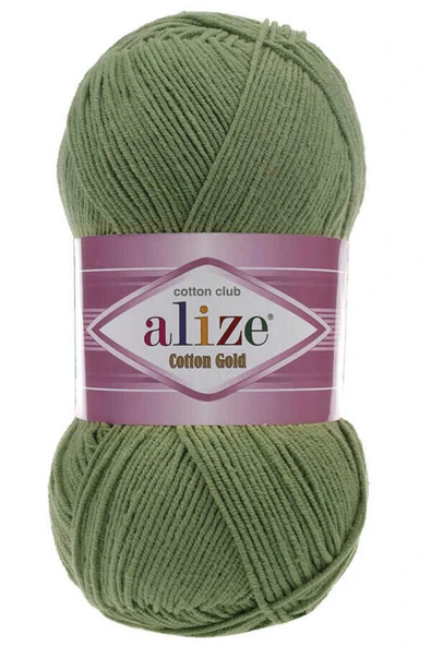 Alize ALİZE COTTON GOLD - 485 YEŞİL  -3LÜ YUMAK  BİLGECEİŞLER ürün görseli 1