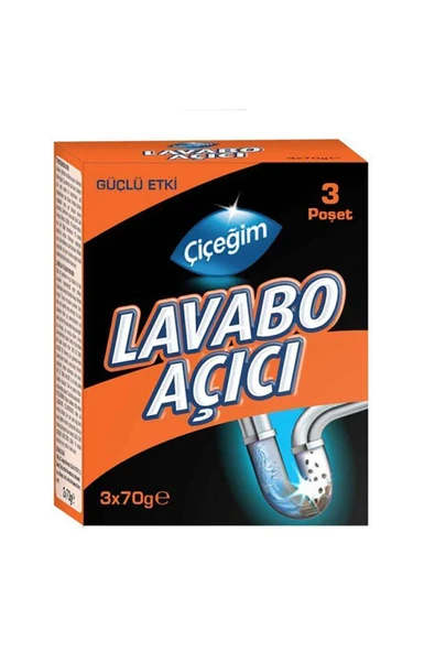 Çiçeğim Lavabo Açıcı 3x70 G ürün görseli 1
