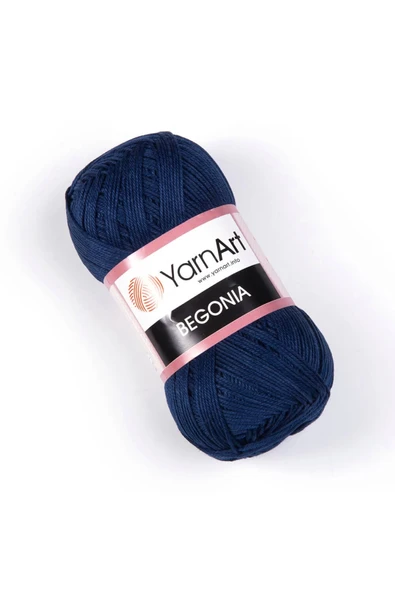 Yarnart Begonıa - Merserize El Örgü Ipi Lacivert-0066 ürün görseli 1
