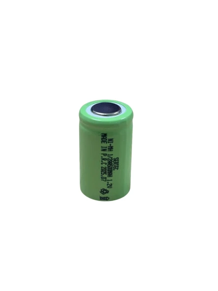 Sertec - 1.2v 500 Mah - 1/2aa - Ni-mh Şarjlı Pil - (başsız / Flat Head) ürün görseli 1