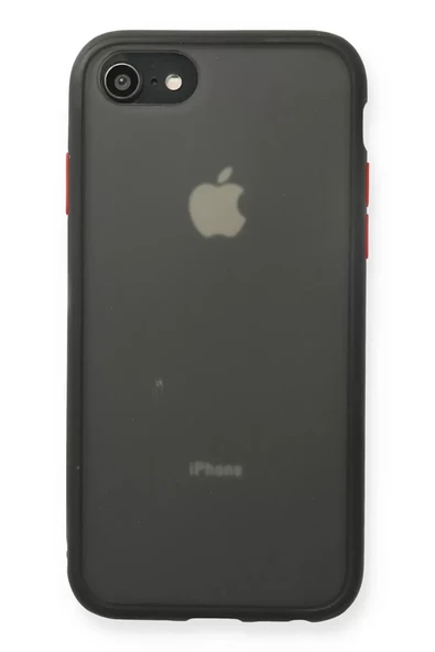 Newface Apple iPhone 7 Kılıf Montreal Silikon Kapak - Siyah ürün görseli 1