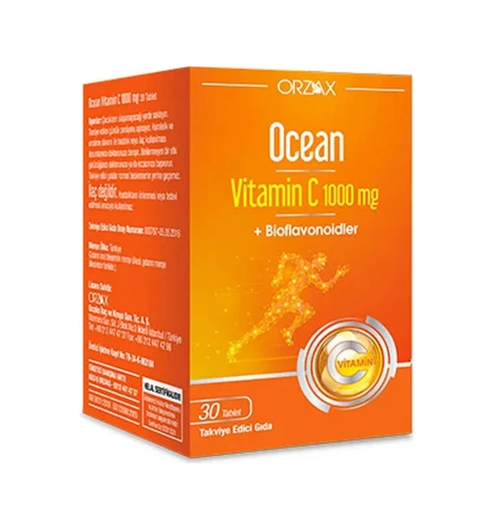 Ocean Vitamin C 1000 mg 30 Tablet ürün görseli 1