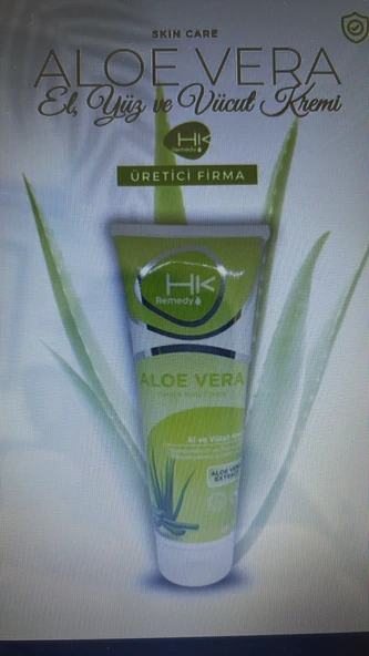 Hk Remedy Yoğun Nemlendirici Ve Ferahlatıcı Aloe Vera El Ve Vücut Kremi 250 Ml ürün görseli 1