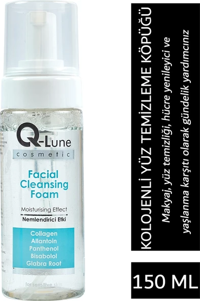 YÜZ TEMİZLEME KÖPÜĞÜ / KOLOJENLİ YÜZ TEMİZLEME KÖPÜĞÜ 150 ML ürün görseli 1