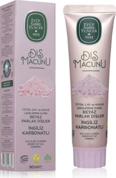 Eyüp Sabri Tuncer İngiliz Karbonatlı Diş Macunu 90 ML ürün görseli 1