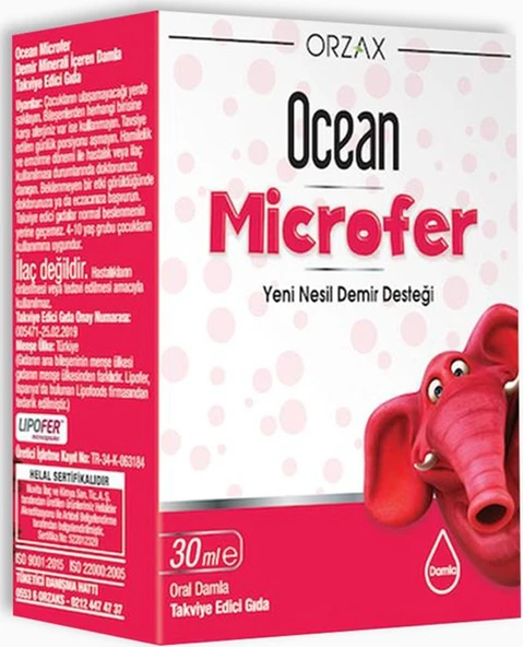 Ocean Microfer Damla Takviye Edici Gıda 30 ML ürün görseli 1