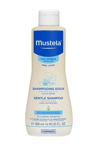 Mustela Gentle Shampoo Bebek Özel Saç Şampuanı 500 ML ürün görseli 1