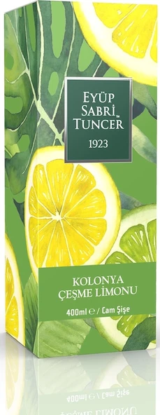 Eyüp Sabri Tuncer Çeşme Limonu Kolonya Cam Şişe 400 ML ürün görseli 1
