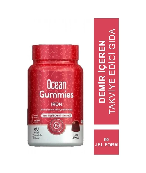 Ocean Gummies İron 60 Softjel ürün görseli 1