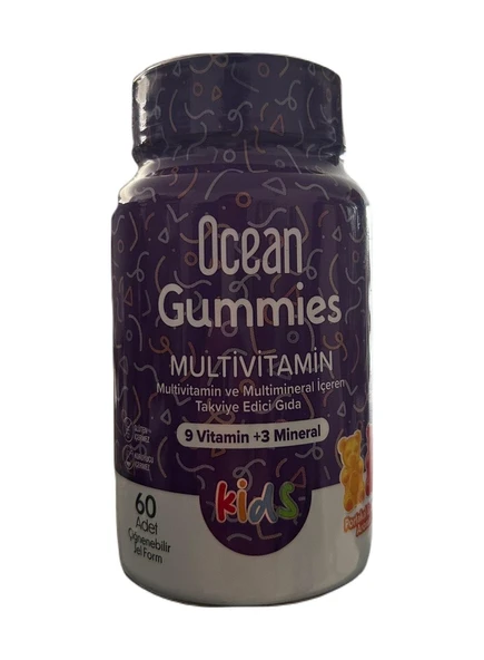 Ocean Gummies Multivitamin 60 Çiğnenebilir Jel Form - Resim 2