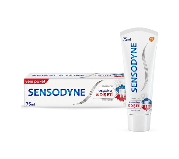 Sensodyne Hassasiyet & Diş Eti Beyazlatıcı Diş Macunu 75 ML ürün görseli 1