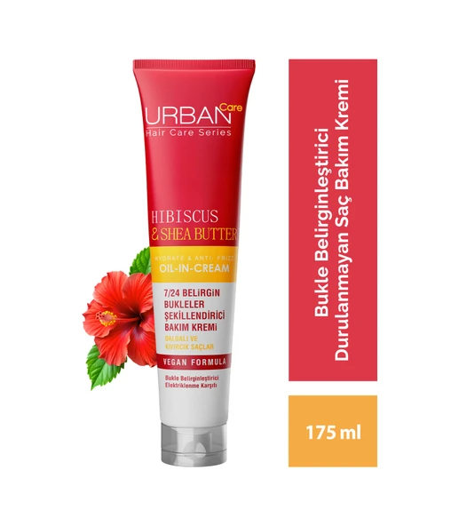 Urban Care Hibiscus & Shea Butter Bukle Belirginleştirici Bakım Kremi 175 ML ürün görseli 1