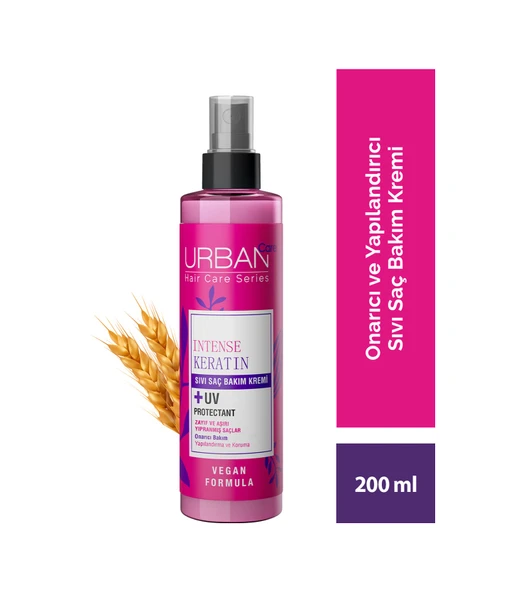 Urban Care İntense Keratin Onarıcı & Pürüzsüzleştirici Sıvı Saç Kremi 200 ML ürün görseli 1