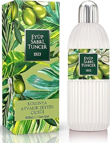 Eyüp Sabri Tuncer Ayvalık Zeytin Çiçeği Kolonyası Cam Şişe 400 ML ürün görseli 1